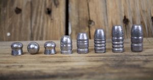 An assortment of .45 caliber big bore airgun pellets from Hunters Supply.