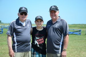 Left to right: Gerald, Zachary and Jeffrey Wehner