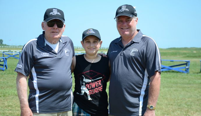 Left to right: Gerald, Zachary and Jeffrey Wehner