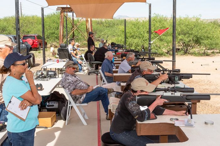 The Quail Creek community range has 40 covered shooting stations. 