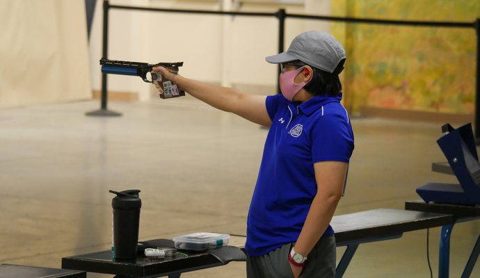 Sandra Uptagrafft is another Olympic team member who attended the Camp Perry Open. She also appeared at the 2012 Olympics.