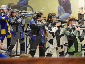 During an exciting final at Camp Perry, Walrath (center) emerged victorious.