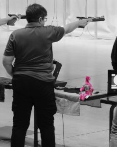 Jackie Slosnerick, air pistol competitor and CMP employee, battled breast cancer in 2020.