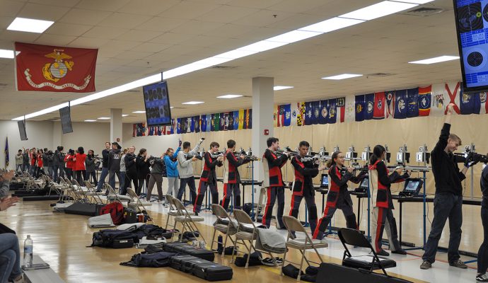 The Gary Anderson Invitational is held simultaneously at the CMP’s air gun ranges in Ohio and Alabama (pictured here).