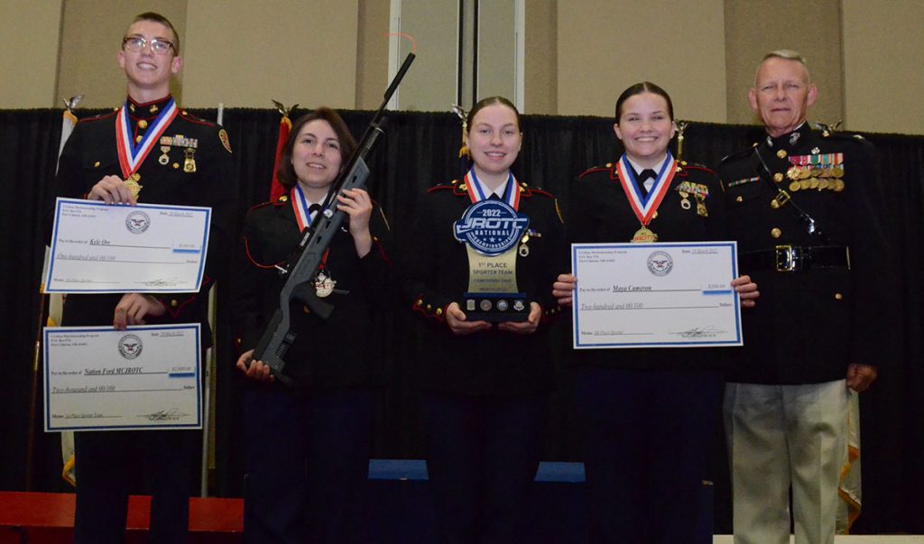 Nation Ford High School from South Carolina led the sporter team match for the third year.