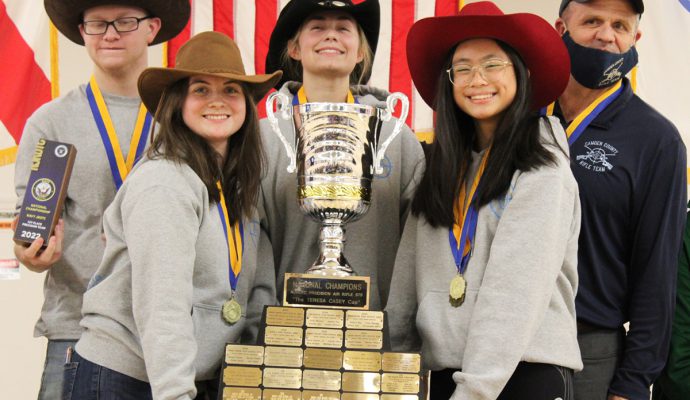 The “Teresa Casey Cup” NJROTC Precision Champion traveling trophy was named in her honor in 2003. Camden County High School NJROTC from Georgia was the top precision team in the 2022 Navy JROTC Regional Championship.