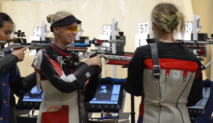 Garnering friendships on the range is a common trait of the air gun community.