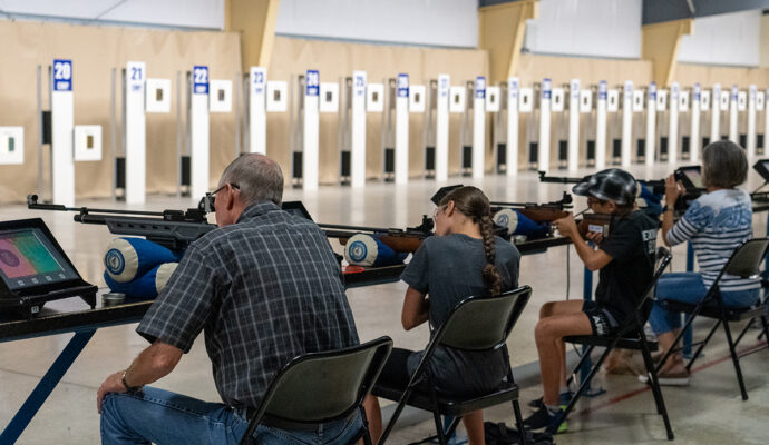 The National Air Gun Matches featured a series of “bench” supported competitions, suited for participants of any skill level.